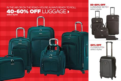 jcpenney clearance luggage.